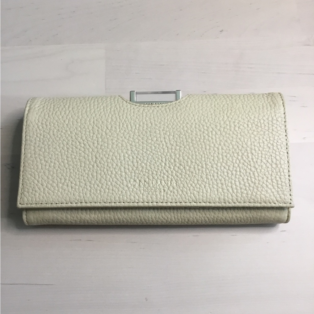 Ted Baker Yellow/Cream Leather Wallet